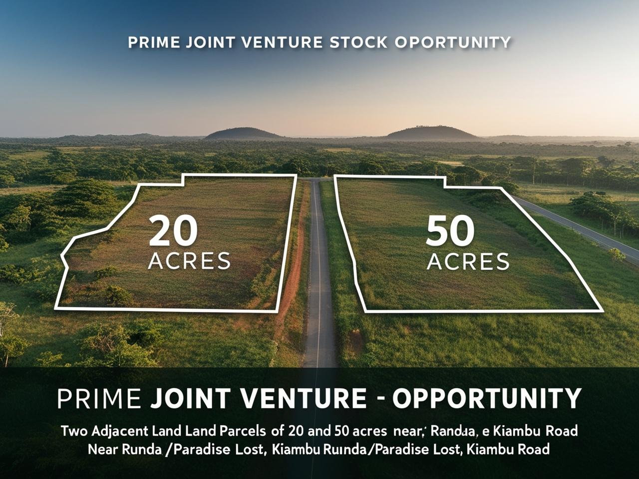 Prime Joint Venture Opportunity – 20 Acres & 50 Acres near Runda / Paradise Lost, Kiambu Road