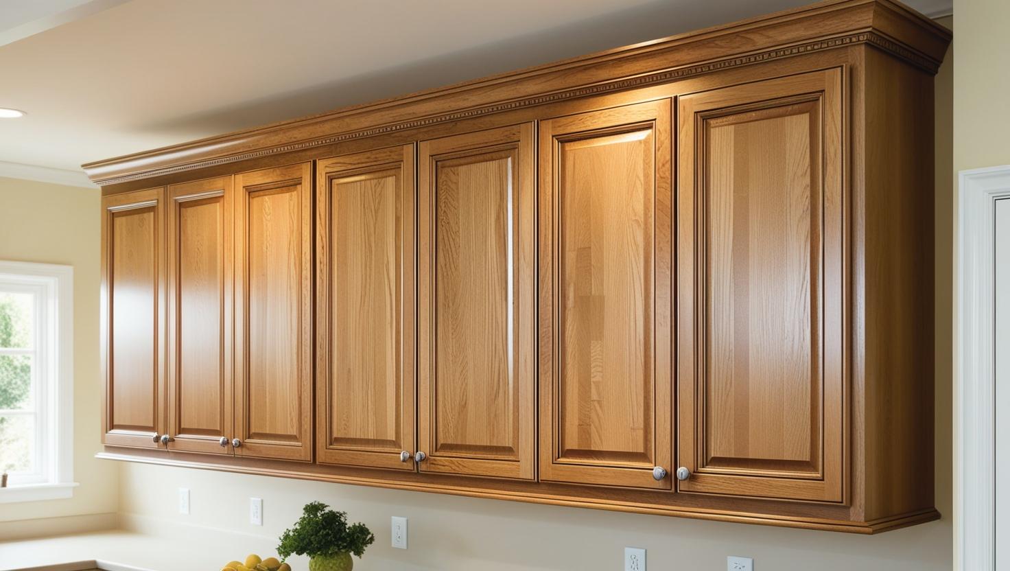 Custom Cabinetry & Woodwork_Kitchen cabinets show whole wall in Kitchen